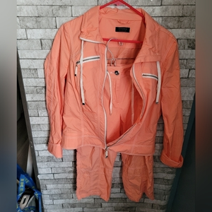 Apanage Collection‎ Size 10 2 piece jacket & crop pant set lightweight